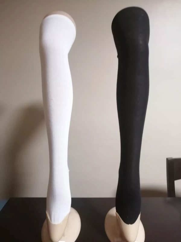 Medias Japonesas / Bucaneras Blancas Pack 10 Pares - Imagen 3
